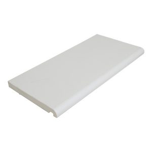PVC Bullnose Fascia/Window Board 175mm x 18mm x 5m White