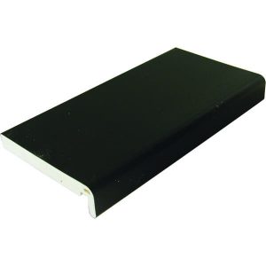 PVC Black Woodgrain Full Replacement Fascia Board 225mm x 18mm x 5m
