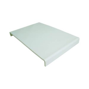 PVC White Cover Fascia Board 354mm x 9mm x 5m Double Leg