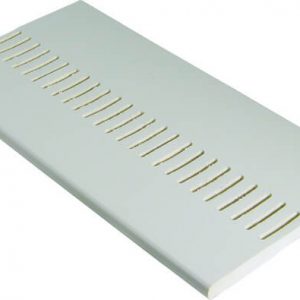 PVC White Vented Soffit Board 200mm x 9mm x 5m