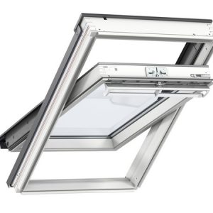 Velux White Painted Centre Pivot Roof Window 550 x 780mm