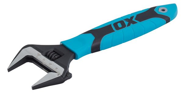 Professional Adjustable Wrench Extra Wide Jaw - 8 inch